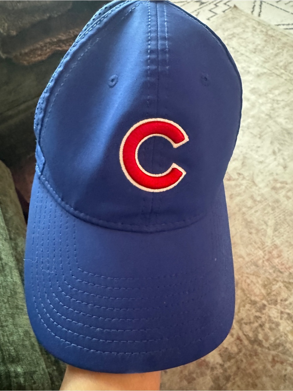 New Era Blue Chicago C Logo Baseball Cap with Red & White Accent